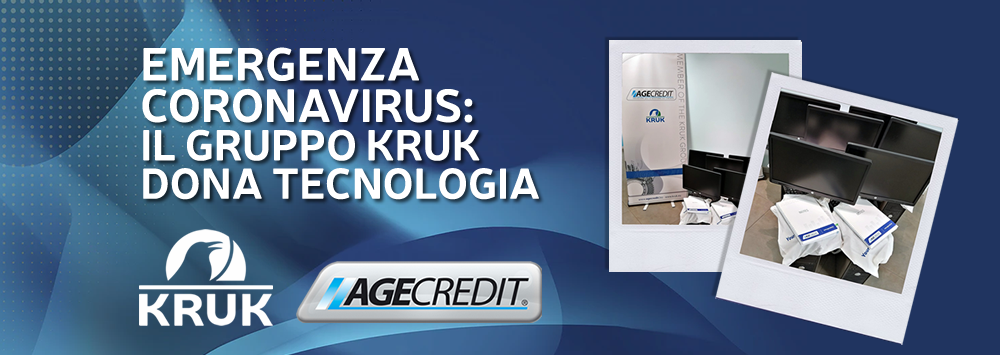 Emergenza Coronavirus: il Gruppo KRUK donano tecnologia a chi ne ha più bisogno
