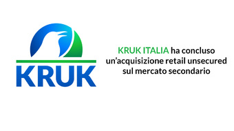 KRUK Italia acquisisce un portafoglio del valore di 244 MLN di Euro